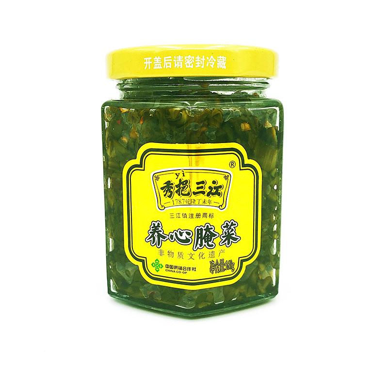 秀挹三江蘿卜干腌菜160g/罐口味下飯菜咸菜江西非遺雪里紅開(kāi)胃菜